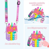 Pop It Unicorn Bags for Girls